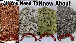 Benefits of Flax, Chia, Sunflower & Pumpkin Seeds | When & How to Consume | Khushbu Garg |