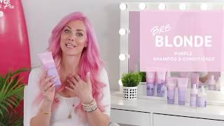 BRB Blonde Purple Shampoo & Conditioner | Explained By Founder Sarah Potempa | #Beachwaver Co.