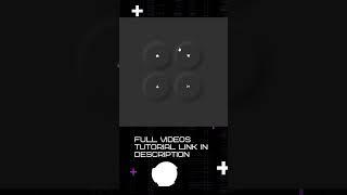 Dark Button Hover 3D effect #shorts