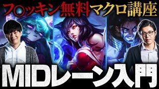 【ファッキン無料】初心者必見！UGが教えるミッドレーンのマクロ徹底解説【LoL / リーグ・オブ・レジェンド】