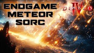 Diablo 4 ENDGAME METEOR BUILD (NO UBERS) - Starfall Sorcerer Season 4