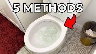 5 Ways On How To Unclog Any Toilet - With & Without Tools!