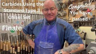 Woodturning. Carbides. Using the Standard Type 3 Chisel Set. Finale