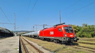 Rail Cargo Carrier с локомотив 1116 023 с нови цистерни