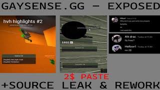 GAYSENSE.GG - EXPOSED ( SOURCE CODE + REWORK )