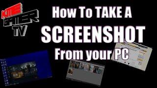 HOW TO TAKE A SCREENSHOT IN GAMES or DESKTOP