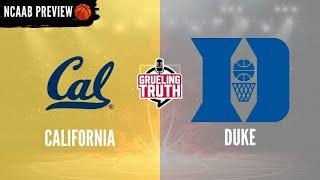 College Basketball Preview Show: California vs Duke, preview and prediction!