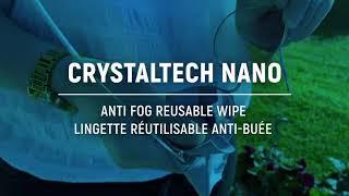 Crystaltech Nano Anti Fog reusable cloth Demo / Chiffon réutilisable anti-buée Crystaltech Nano