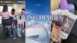 MOVING VLOG: Manila to USA flight