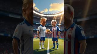 Trump’s Real Play: Kickin' Off Big Time #shorts #ai #funny #realmadrid #trending