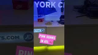 PINK CORDUROY DUNKS IN ATLANTA