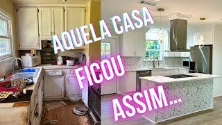 Flip de casas, antes e depois da casa da raspadinha