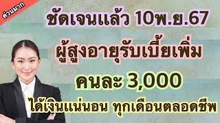 #เบี้ยยังชีพผู้สูงอายุ เเจ้งข่าวดี รับเงินอุดหนุนพิเศษ อายุ 60 ปีขึ้นไป ไม่ต้องลงทะเบียน รีบดูด่วน