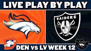 Broncos vs Raiders Live Play by Play & Reaction