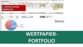 Excel Portfolio-Vorlage I Excelpedia