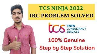 TCS NINJA IRC Problem Solved | TCS NQT IRC TEST Step by Step | Infrastrure Readiness Check