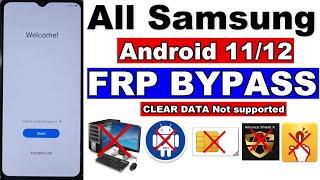 All Samsung FRP Bypass 2023 Android 12/11 | Samsung All Google Lock Bypass WITHOUT PC/CLEAR DATA Not