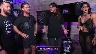 The Judgement Day Backstage Segment - Wwe Raw 7/29/24