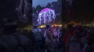LED Jellyfish umbrella totem at Hog Farm Hideaway with the String Cheese Incident. #friends #dance