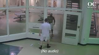 JAIL SURVEILLANCE VIDEO:  Joshua Waring, the son of a “Real Housewives” star, attack in jail