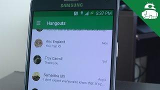 Hangouts v4 Quick Look