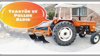 FİAT 640 ve Alpler 5'li 8 numara pulluk inceleme ve evlek atma / pulluk ayarı ve motor testi