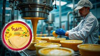 FACTORY SECRETS Revealed! How HUMMUS is Made in a FACTORY!
