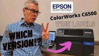 EPSON ColorWorks C6500 Label printer demo overview video