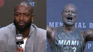 Dwyane Wade speaks on everyone trolling his new statue