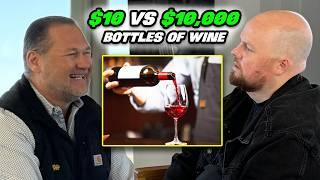 Wine EXPERT Reveals $10 vs $10,000 Bottles Of Wine