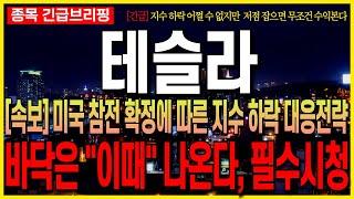 [테슬라 주가전망][속보] 미국 참전 확정에 따른 지수 하락 대응전략!! 바닥은 "이때" 나온다!! 필수시청!! 최프로