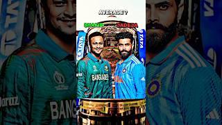 SHAKIB AL HASAN VS RAVINDRA JADEJA T20I STATS COMPARISON  #shorts #short #cricket #trending #viral