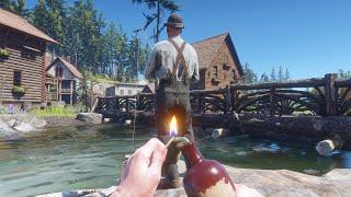 [4K] Dynamite & Fire Bottle Gameplay #48 - Red Dead Redemption 2