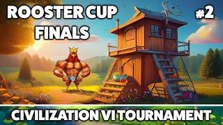  Civ6 | Rooster CUP 2 FINALS | Free For All Tournament Ironman