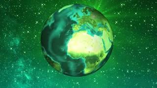 After effect cinemastic logo intro animation of "GreenWorld Animation"