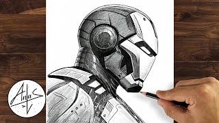 How To Draw Iron Man | Drawing Tutorial step by step