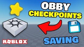 How to make OBBY CHECKPOINTS THAT SAVE in ROBLOX STUDIO!