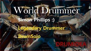 Simon Phillips :) Legendary Drummer DrumSolo.1 by DRUMIDEA