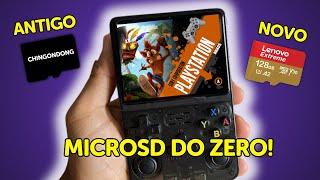 R36S/R35S: Como fazer o MicroSD do Sistema e Jogos (GUIA DEFINITIVO 2025)