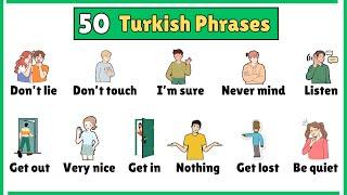 Learn 50 Short Phrases - Common Turkish Phrases - Useful Turkish Phrases @EverydayTurkish