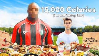 I ate Everything on the Heaviest Footballer's Diet