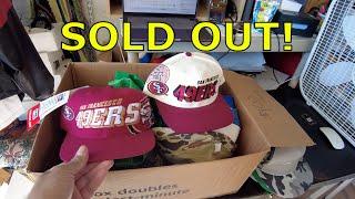 BOX FULL OF VINTAGE HATS FOUND AT THE GARAGE SALE!