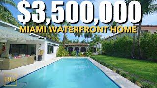 Inside a $3,500,000 WATERFRONT HOME IN MIAMI FLORIDA | Luxury Home Tour | Peter J Ancona