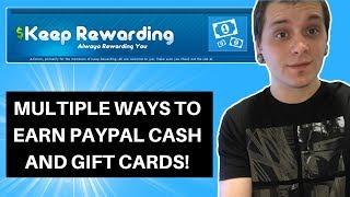 KEEPREWARDING | SO MANY WAYS TO EARN GIFT CARDS AND PAYPAL!!!