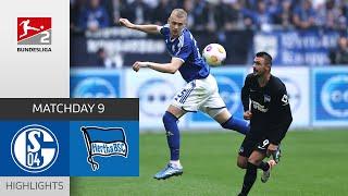 Schalke Lose 3rd Game in a Row | FC Schalke 04 - Hertha BSC 1-2 | Highlights | MD 9 - Bundesliga 2