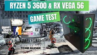 Ryzen 5 3600 & RX VEGA 56 Game Test & Benchmark