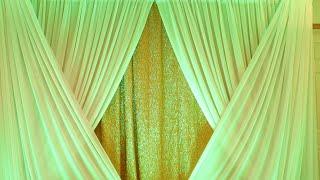 DIY: BACKDROP TUTORIAL | WEDDING BACKDROP SET UP| EVENT BACKDROP DESIGN