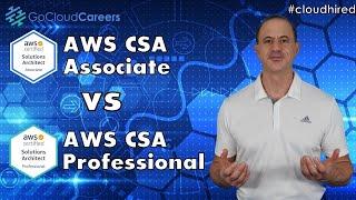 AWS Certified Solutions Architect Associate vs Professional |SAA-CO2 vs SAP-C01 | AWS Career Tips