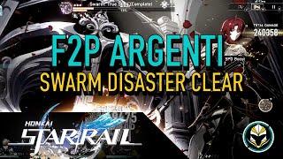 F2P Break Argenti Gameplay - Swarm IV, Hunt, Final Encounter Clear | Honkai: Star Rail (PS5)