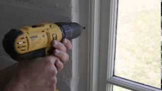 Builders DIY: How to install clear burglar bars